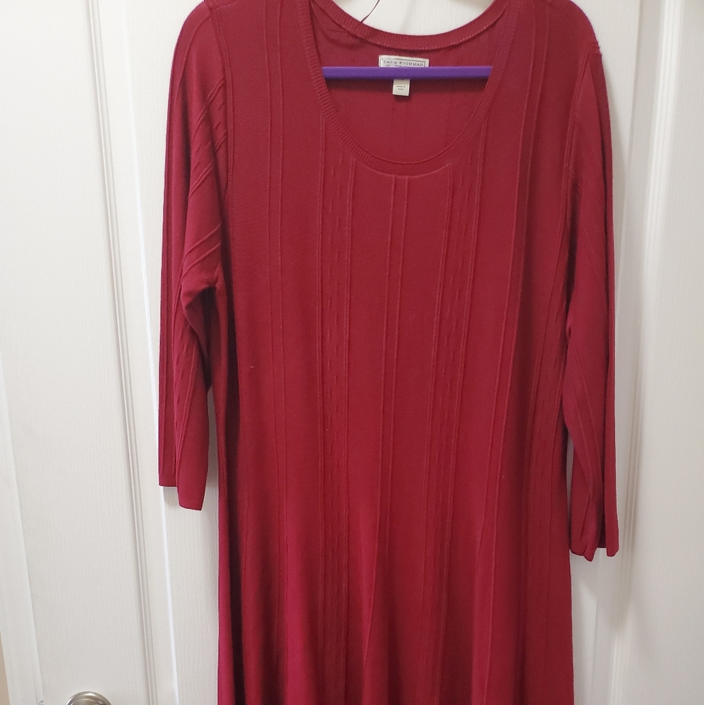 Red sweater  Dress